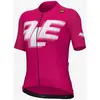 Image de Maillot Alé PR-E Sauvage manches courtes violet logo blanc femme - S
