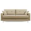 Image de Megan canapé convertible en microfibre détachable t11 188 cm (mat. 140x197) beige