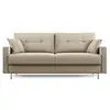 Image de Megan canapé convertible en microfibre détachable t11 188 cm (mat. 140x197) taupe