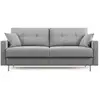 Image de Megan canapé convertible en microfibre détachable t11 188 cm (mat. 140x197) gris