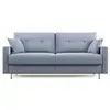 Image de Megan canapé convertible en microfibre détachable t11 208 cm (mat. 160x197) bleu pastel