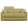 Image de Amber canapé lit convertible en tissu détachable t05 191 cm (mat. 140x197) jaune