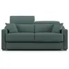 Image de Amber canapé lit convertible en tissu détachable t05 211 cm (mat. 160x197) vert