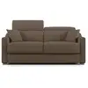 Image de Amber canapé lit convertible en tissu détachable t05 211 cm (mat. 160x197) brun