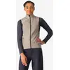 Image de Gilet coupe-vent Castelli Unlimited Puffy beige clair noir femme - S