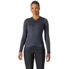 Image de Maillot Castelli Fly manche longue bleu profond noir femme - S