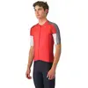 Image de Maillot Castelli Entrata 6 manche courte rouge gris - M