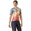 Image de Maillot Castelli Unlimited Pro manches courtes multicolore femme - L