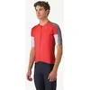 Image de Maillot Castelli Entrata 6 manche courte rouge gris - S