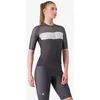 Image de Maillot Castelli Élégant manche courte noir gris foncé femme - M
