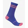 Image de Chaussettes Castelli Originale 18 bleu rose - S-M