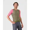 Image de Maillot Castelli Corretto manches courtes vert olive rose - XXL