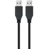 Image de Câble De Données Ewent 3.0 Usb-a Vers Usb-a 1,8m Noir