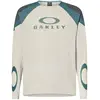 Image de Maillot Oakley Seeker Edge manches longues blanc bleu - L