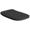 Image de Abattant de toilettes thermodurcissable noir mat mozart