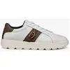 Image de Chaussures Geox Spherica ECUB-1 blanc pur marron femme - 37