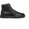 Image de Geox Ghiacciaio D - Bottines cuir homme noir membrane respirante doublure chaude zip