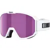 Image de Masque Bliz Rave blanc avec lentille miroir violette