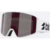 Image de Masque Bliz G001S Matte White avec verre Pink Silver Mirror