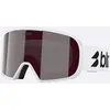 Image de Masque Bliz G002 Matte White avec verre Pink Silver Mirror