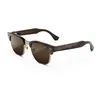 Image de Lunettes connectées IA Meta Audio Ray-Ban Clubmaster Havana sur or Gen S Marron