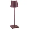 Image de Lampe Led Poldina Pro Bordeaux Rechargeable Ip65 Usage Extérieur, Dimmable Avec Autonomie Jusqu'à 12 Heures