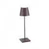 Image de ZAFFERANO set de 3 lampes de table POLDINA (Bordeaux - Aluminium peint et polycarbonate)