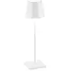 Image de Lampe Led Poldina Pro Blanche Rechargeable Ip65 Usage Extérieur, Dimmable Avec Autonomie Jusqu'à 12 Heures