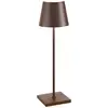 Image de Lampe Led Poldina Pro Corten Rechargeable Ip65 Usage Extérieur, Dimmable Avec Autonomie Jusqu'à 12 Heures