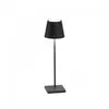 Image de ZAFFERANO set de 3 lampes de table POLDINA (Gris foncé - Aluminium peint et polycarbonate)