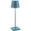 Image de Lampe de table Poldina Bleu Avio, Zafferano - Zafferano