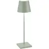 Image de Lampe Led Poldina Pro Vert Sauge Rechargeable Ip65 Usage Extérieur, Dimmable Avec Autonomie Jusqu'à 12 Heures