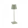Image de ZAFFERANO set de 3 lampes de table POLDINA (Sauge - Aluminium peint et polycarbonate)