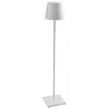 Image de ZAFFERANO lampe de table ou lampadaire pour l'extérieur POLDINA XXL (Blanc - Aluminium peint et polycarbonate)