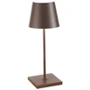 Image de Lampe De Table Led Poldina Pro Mini Corten, Rechargeable Et Dimmable Avec Une Autonomie Allant Jusqu'à 12 Heures