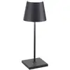 Image de Lampe De Table Led Poldina Pro Mini Gris Foncé, Rechargeable Et Dimmable Avec Une Autonomie Allant Jusqu'à 12 Heures