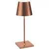 Image de Lampe De Table Led Poldina Pro Mini Copper Leaf, Rechargeable Et Dimmable Avec Une Autonomie Allant Jusqu'à 12 Heures