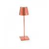 Image de ZAFFERANO set de 3 lampes de table POLDINA (Feuille de cuivre - Aluminium peint et polycarbonate)