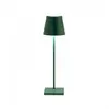 Image de ZAFFERANO set de 3 lampes de table POLDINA (Vert foncVerde segnale - Aluminium peint et polycarbonate)