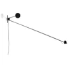 Image de LUCEPLAN lampe murale applique COUNTERBALANCE D73N (Noir - Aluminium)