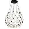 Image de LUCEPLAN lampe à suspension MESH Ø 80 cm (Câbles de 3 mètres - acier et polycarbonate)