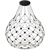 Image de LUCEPLAN lampe à suspension MESH Ø 100 cm (Câbles de 2 mètres - acier et polycarbonate)