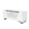 Image de MUNARI meuble pour TV jusqu'à 55" KVT126F/P Collection VENTIMIGLIA (Blanc brillant - Verre trempé)