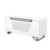 Image de MUNARI meuble pour TV jusqu'à 55" KVT126F/P Collection VENTIMIGLIA (Blanc Opaque - Verre trempé)