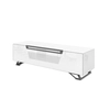 Image de MUNARI meuble pour TV jusqu'à 65" KVT150F/P Collection VENTIMIGLIA (Blanc brillant - Verre trempé)
