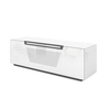 Image de MUNARI meuble pour TV jusqu'à 65" KVT152BAS Collection VENTIMIGLIA (Blanc brillant - Verre trempé)