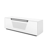 Image de MUNARI meuble pour TV jusqu'à 65" KVT152BAS Collection VENTIMIGLIA (Blanc Opaque - Verre trempé)