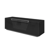 Image de MUNARI meuble pour TV jusqu'à 65" KVT152BAS Collection VENTIMIGLIA (Noir brillant - Verre trempé)
