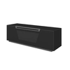 Image de MUNARI meuble pour TV jusqu'à 65" KVT152BAS Collection VENTIMIGLIA (Noir mat - Verre trempé)