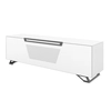 Image de MUNARI meuble pour TV jusqu'à 75" KVT176F/P Collection VENTIMIGLIA (Blanc Opaque - Verre trempé)